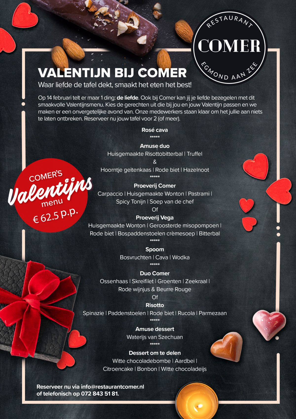 Valentijns-menu